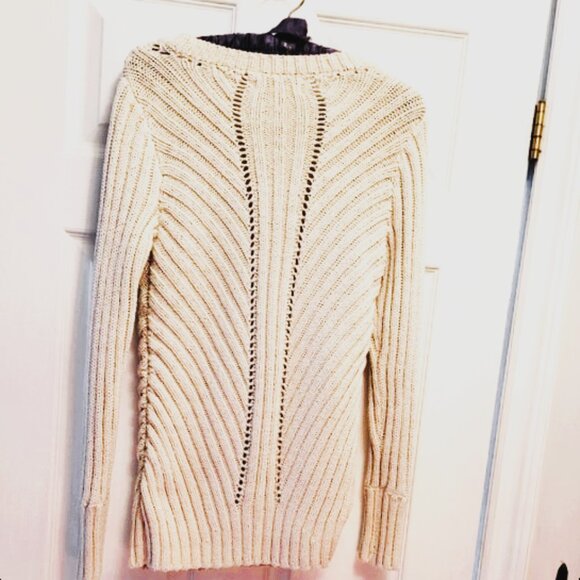 Abercrombie & Fitch Cotton Cable Knit Sweater - Picture 2 of 6